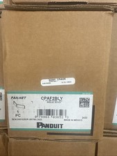 CPAF2BLY Panduit Filler Panel, 2RU, Angled, BLACK - NEW picture