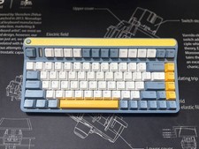 IQUNIX A80 Explorer Wireless Mechanical Keyboard Tenkeyless Yellow Gray picture