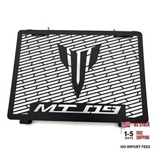 Black Motorcycle Grill Cover Protector for Radiators & Grills picture