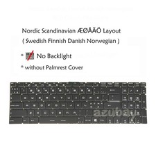 Nordic SD FI Keyboard for MSI MS-16JD MS-1793 MS-1795 MS-1796 MS-1797 V143422DK1 picture