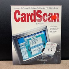 1995 Corex Technologies CardScan For Windows 3.5” Diskettes Factory Sealed picture