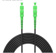 75m Outdoor Armored Simplex SC/APC to SC/APC Fiber Optic Cable OS2 9/125 245 Ft picture