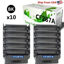 10PK 287A Toner Cartridge for Pro M501dn Enterprise M506x picture