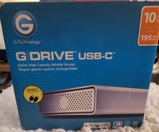 G-Technology 10TB G-DRIVE USB-C 3.1 Desktop External Hard Drive Gen 1 New Open B picture