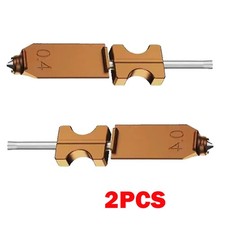 2Pc 0.4mm For Flashforge AD5X Upgraded Harden Hotend Nozzle For PLA PETG ABS US picture