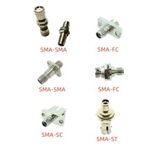 SMA to SMA FC SC ST Adapter Fiber Optical Coupler Flange Converter picture