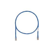 10 ft Panduit UTPCH10BUY 24 AWG Copper Cat 5e U/UTP Patch Cord Blue picture
