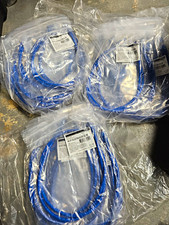 30 x Legrand Cat6 RJ-45 Ethernet Patch Cable 3ft Blue Snagless 576-110-003 picture