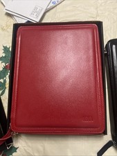 SENA Red leather Zipbook For iPad 1st Gen 2010 picture