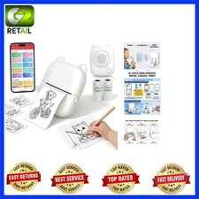 AI Voice Thermal Sticker Printer for Kids, Portable Inkless Mini Sticker Maker M picture