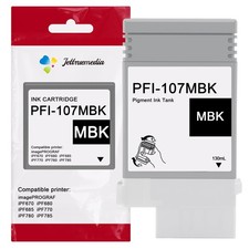 PFI-107MBK Ink Cartridge 130ML Matte Black Compatible with Canon PFI 107MBK picture