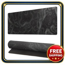 Extended Topographic Contour Large Mouse Pad 27.6x11.8 Inch Desk Mat picture