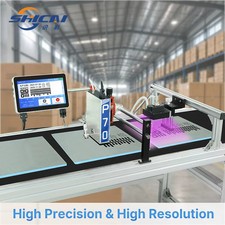 Industrial Automatic UV Piezo Inkjet Coder 71.8mm Large Character Online Printer picture