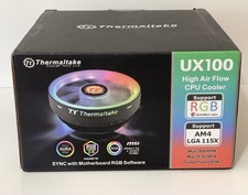 NEW SEALED Thermaltake UX100 High Air Flow RGB CPU Cooler Intel AMD picture