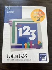 LOTUS 1-2-3 Spreadsheet FOR DOS RELEASE 2.3 1991 - NEW / SEALED picture