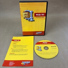 WinZip 10.0 Pro/Companion Two User License CD Utility Windows 98 NO KEY picture