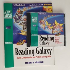 Vintage Active Mind Reading Galaxy PC CD-ROM User's Guide '96 Broderbund Ag 8-12 picture