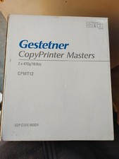 Gestetner Copy Print Masters CPMT12 Refill 2 x 470g/16.6oz 893024 New, Sealed picture