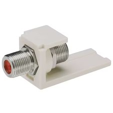 Panduit Cmfwh Keystone Jack, 0.6875 In H, White picture