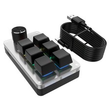GGBEE Mini Mechanical Keyboard 6 Key 1 Knob RGB Macro Custom Programmable picture