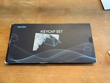Womier Low-Profile Mechanical Keyboard Keycap Set – White, Gray & Black picture