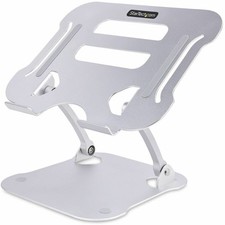 StarTech Adjustable Height Laptop Stand for Desk Aluminum ADJLAPTOPRISER picture