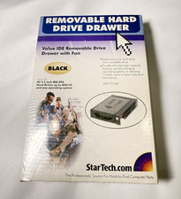 StarTech.com 3.5 in IDE/ATA Removable HDD Caddy Drawer w/ Cooling Fan Black - picture
