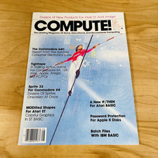 COMPUTE American home computer magazine Vol. 8, No. 8, Issue 75 August 1986 picture