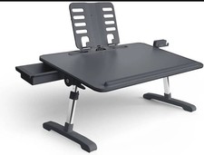Limitless TotalDesk Portable Modern Workstation and Lap Desk with Charcoal (S73) picture