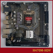 FOR ASROCK H470M-HDV DDR4*2 Socket 1200 64GB Intel Micro ATX Ｍotherboard Test picture
