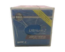 Dell LTO Ultrium 2 200GB/400GB Data Cartridge Dell Storage 5PK BRAND NEW *SE picture