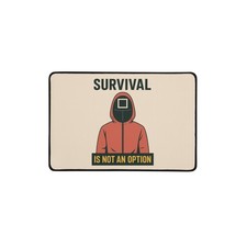 Squid Game Desk Mat – Player 456 Guard Symbols, K-Drama Gaming Mouse Pad picture