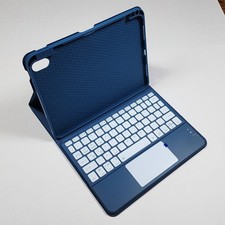 Harvopu Compatible for iPad A16 11th 10th Generation Case w Keyboard Folio Cover picture