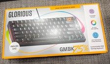 Glorious GMBK 75% RGB Gaming Keyboard GLO-GMBK75-BLK-US Black Open Box picture