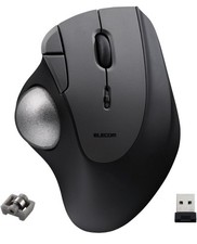 ELECOM Wireless Trackball Mouse 2.4GHz IST Series 5 Buttons Thumb Operated Artif picture