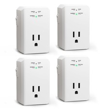 BSEED Single Outlet Surge Protector, Small Protector Wall 120-4 Pack picture