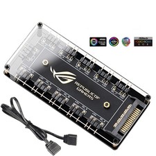 ARGB RGBW Cable for ASUS AURA SYNC RGB Fan Hub Splitter SATA Power Extension LED picture