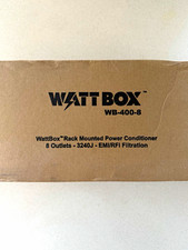 WattBox WB-400-8 Rack Mount Power Conditioner 8-Out 3240J EMI/RFI 1U 15A picture