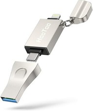 HooToo iPhone Flash Drive 3 in 1 Type C Stick USB 3.1 USB C Flash Drive Memory picture