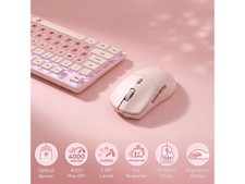 Redragon BS8531 Wireless 104-Key Low-Profile Keyboard, 4000 DPI Mouse Combo, 30% picture