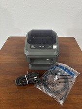 Zebra ZP 450 Thermal Label Printer w cosmetic damages, tested comes with cords  picture