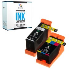 Compatible CMYi Black Color Ink Cartridges Lot fits Dell Series 24 Photo picture