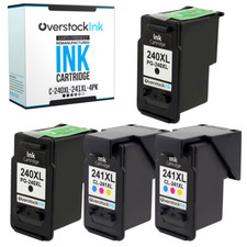 4PK PG-240XL CL-241XL Ink Cartridges for Canon PIXMA MG3120 MG3122 MG3140 MG3200 picture