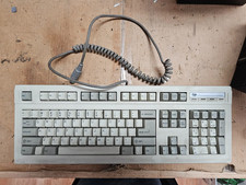 Rare Retro Vintage EXPO Clicky AT Keyboard White Cross Mechanical Key Switches picture