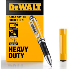 DEWALT Heavy Duty 3-In-1 Mini Stylus Pocket Pen, Tablet Pens for Ipad, EDC Touch picture
