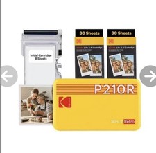 Brand New Kodak Mini 2 Retro (Model P210R) Photo Printer (30 sheets) included picture