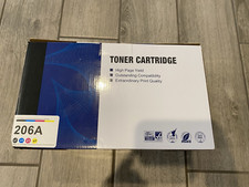 4 pack (BCMY) Toner Cartridge HP 206A Color Laserjet Ink CMYBabee BRAND NEW picture