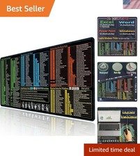Excel/Word/Power Point/Windows Mouse pad,Non-Slip&Waterproof Large Gaming Off... picture