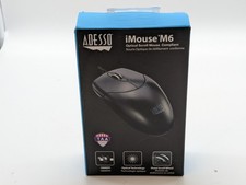 NEW SEALED Adesso iMouse M6-TAA Optical Scroll Mouse Black FREE S/H picture