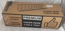 Under Desk Cable Management Tray, Cord Organizer for Wire, Cord Management picture